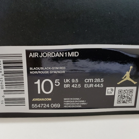 Air Jordan 1 mid Chicago toe - Picture 3 of 8